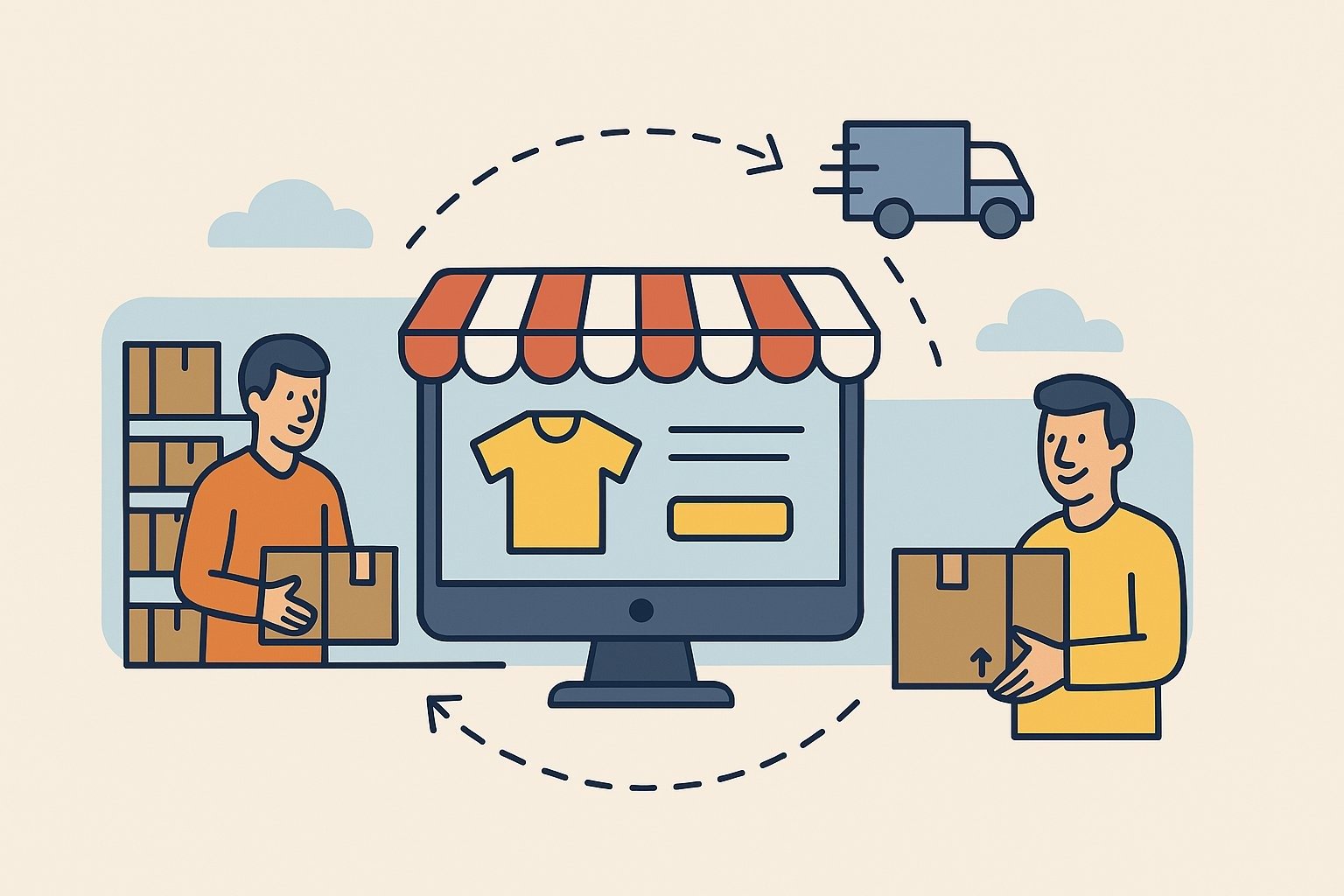 Qué es el Dropshipping y Cómo Funciona: Guía Completa para Emprender Sin Inventario